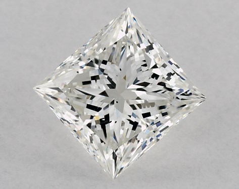 GIA 1.00 Carat G-SI1 Ideal Cut Princess Diamond