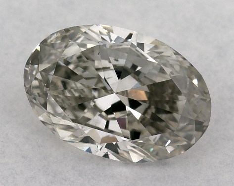 GIA 1.20 Carat Fancy Gray-I1 Oval Cut Diamond