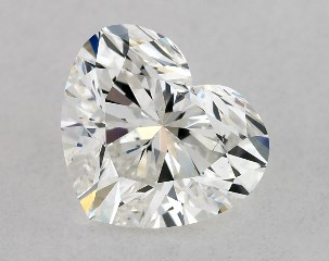 GIA 0.80 Carat H-VS2 Ideal Cut Heart Diamond