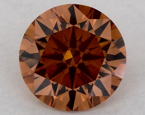 IGI 0.93 Carat Fancy Brown-VVS2 Round Cut Lab-Grown Diamond