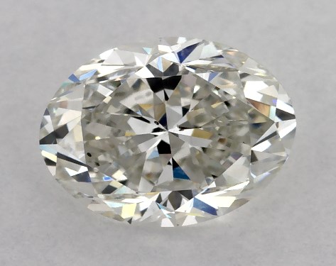 IGI 1.00 Carat G-SI1 Very Good Cut Oval Diamond