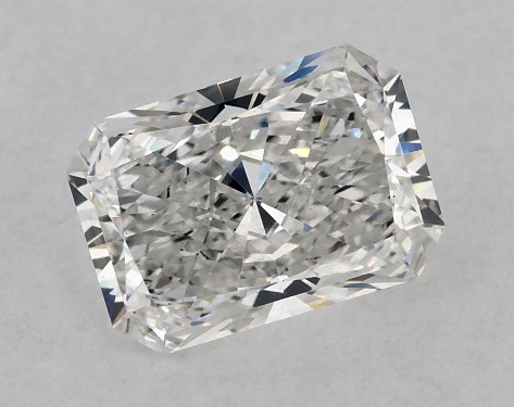 IGI 1.55 Carat F-VS2 Ideal Cut Radiant Lab-Grown Diamond