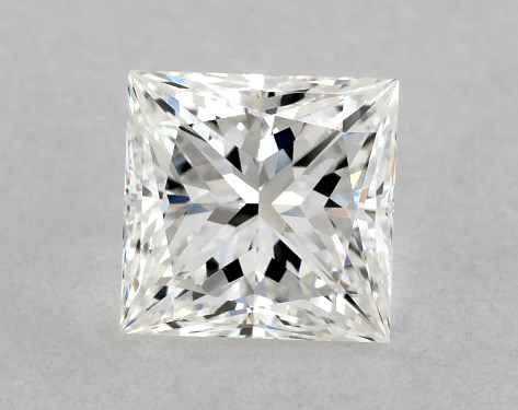 GIA 1.01 Carat H-VS2 Ideal Cut Princess Diamond
