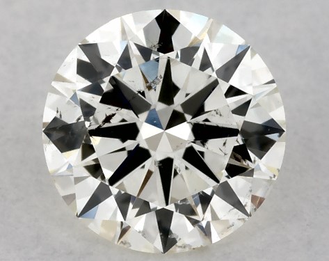 IGI 0.50 Carat H-SI1 Excellent Cut Round Diamond