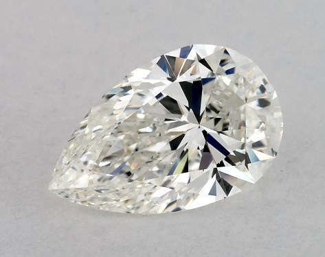 GIA 1.01 Carat H-VS1 Ideal Cut Pear Diamond