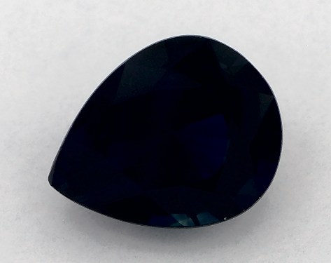 2.10 Carat Pear Natural Blue Sapphire