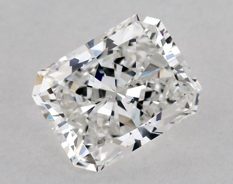 GIA 1.01 Carat G-SI1 Very Good Cut Radiant Diamond