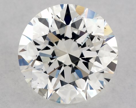 GIA 0.80 Carat H-SI1 Excellent Cut Round Diamond