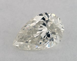 IGI 1.00 Carat H-SI1 Very Good Cut Pear Diamond