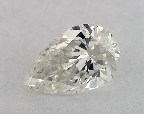 IGI 1.00 Carat H-SI1 Very Good Cut Pear Diamond