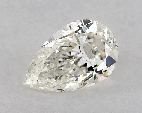 IGI 1.00 Carat H-SI1 Very Good Cut Pear Diamond