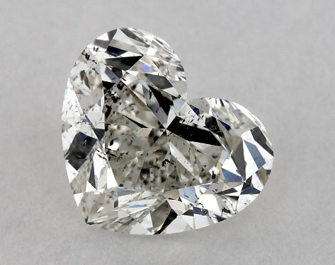 IGI 1.01 Carat G-SI1 Very Good Cut Heart Diamond