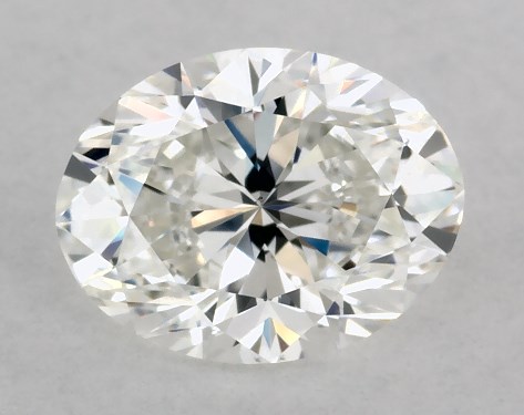 GIA 1.00 Carat H-VS2 Good Cut Oval Diamond