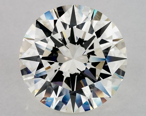 IGI 4.31 Carat H-SI1 Excellent Cut Round Diamond