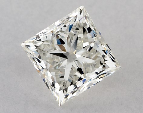 IGI 1.00 Carat H-VS1 Very Good Cut Princess Diamond