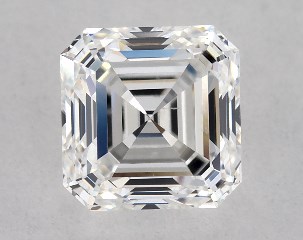 GIA 0.73 Carat F-SI1 Very Good Cut Asscher Diamond
