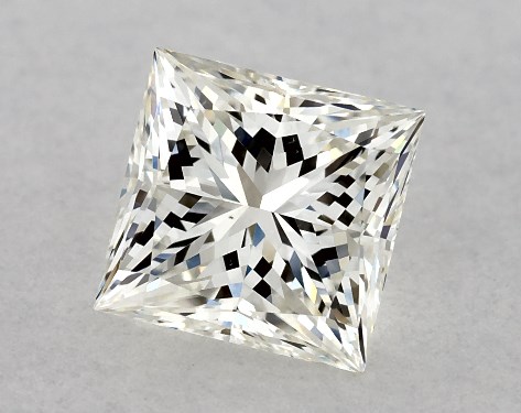 GIA 1.01 Carat H-VS2 Ideal Cut Princess Diamond