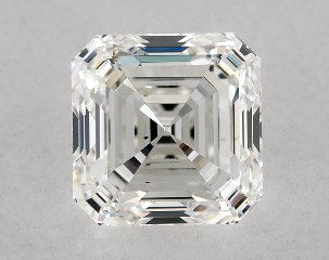 GIA 0.78 Carat H-VS2 Very Good Cut Asscher Diamond