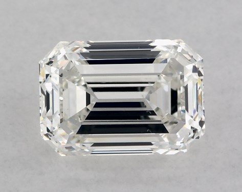 IGI 1.01 Carat G-SI1 Very Good Cut Emerald Diamond