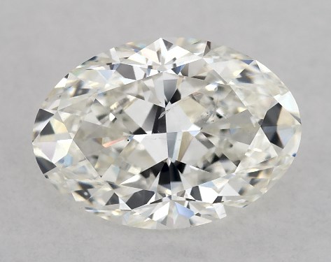 GIA 1.01 Carat H-SI1 Very Good Cut Oval Diamond