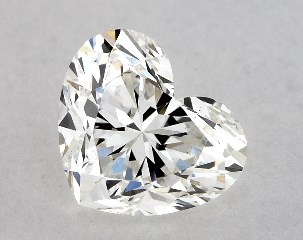 GIA 0.77 Carat H-VS2 Ideal Cut Heart Diamond