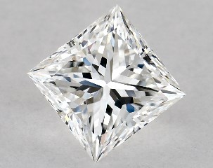 GIA 0.80 Carat F-VS2 Ideal Cut Princess Diamond