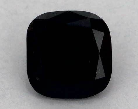 IGI 0.30 Carat Fancy Black-CO Cushion Cut Diamond