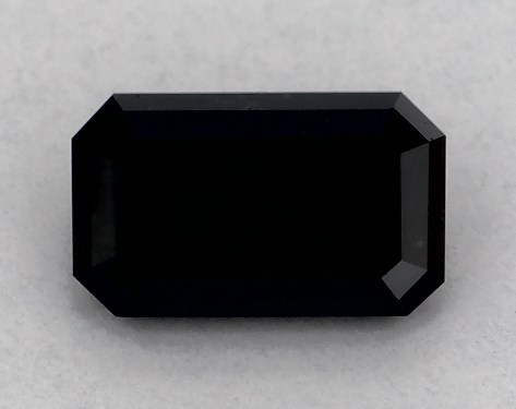 IGI 0.31 Carat Fancy Black-CO Emerald Cut Diamond