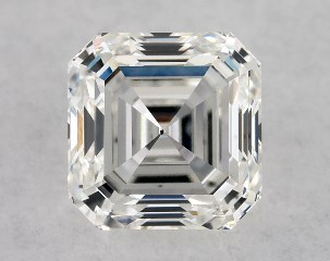 GIA 0.76 Carat H-VS2 Very Good Cut Asscher Diamond