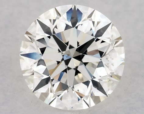 GIA 1.00 Carat H-SI1 Excellent Cut Round Diamond