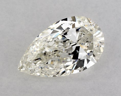 IGI 1.00 Carat H-SI1 Very Good Cut Pear Diamond