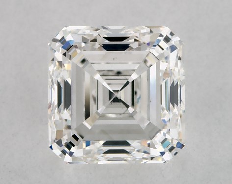 GIA 1.00 Carat H-VS1 Very Good Cut Asscher Diamond
