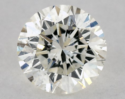 IGI 0.33 Carat J-SI1 Excellent Cut Round Diamond