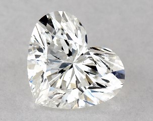 GIA 0.72 Carat H-SI1 Ideal Cut Heart Diamond