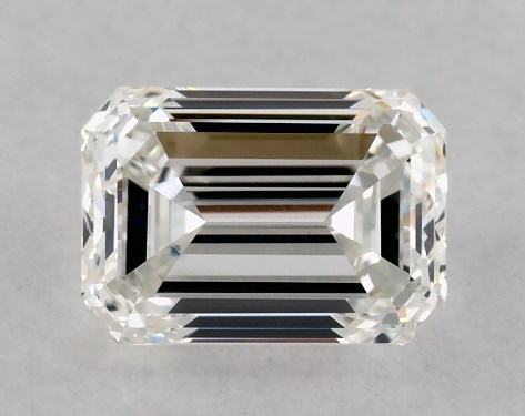 GIA 1.00 Carat H-VS1 Good Cut Emerald Diamond