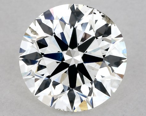 IGI 1.00 Carat F-SI1 Excellent Cut Round Diamond