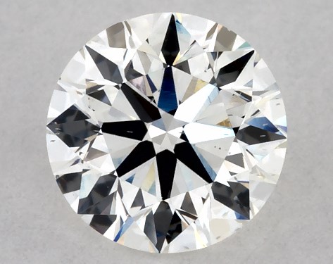 GIA 1.00 Carat H-VS2 Excellent Cut Round Diamond