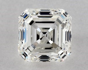 GIA 0.80 Carat H-VS2 Very Good Cut Asscher Diamond