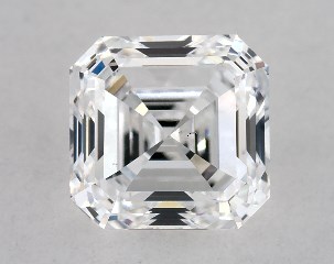 GIA 0.81 Carat E-SI1 Very Good Cut Asscher Diamond
