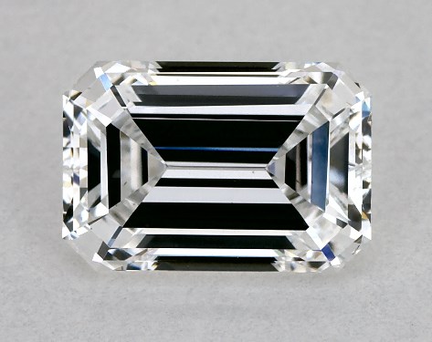 IGI 1.50 Carat D-VS1 Ideal Cut Emerald Lab-Grown Diamond