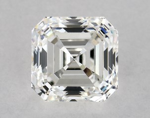 GIA 0.71 Carat H-SI1 Very Good Cut Asscher Diamond