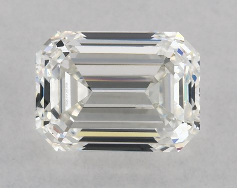 GIA 1.00 Carat H-VS1 Very Good Cut Emerald Diamond