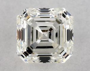 GIA 0.81 Carat H-SI1 Very Good Cut Asscher Diamond