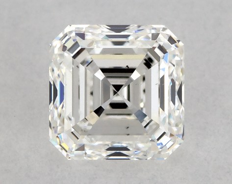 GIA 1.01 Carat H-VS2 Very Good Cut Asscher Diamond