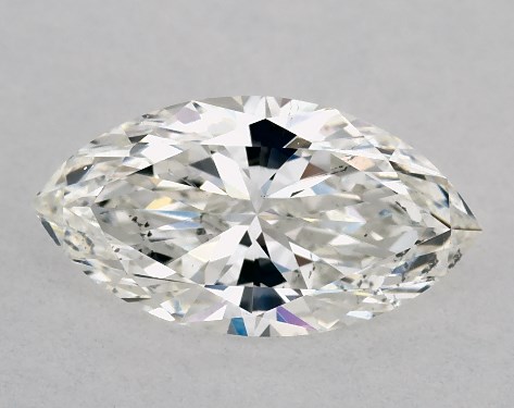 GIA 1.00 Carat H-SI1 Very Good Cut Marquise Diamond