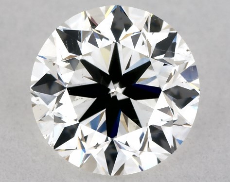 GIA 0.81 Carat H-SI1 Very Good Cut Round Diamond