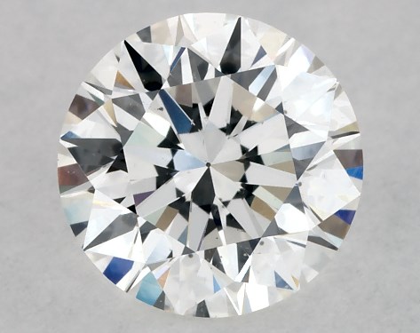 GIA 0.80 Carat H-SI1 Excellent Cut Round Diamond