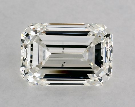 IGI 1.01 Carat H-VS2 Very Good Cut Emerald Diamond