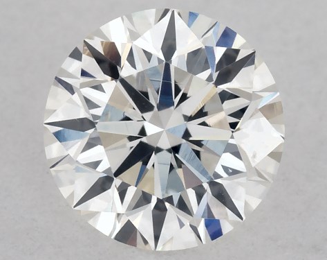 GIA 0.51 Carat F-SI1 Excellent Cut Round Diamond