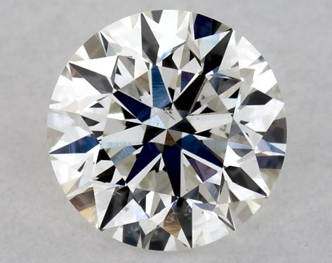 GIA 0.51 Carat H-SI1 Very Good Cut Round Diamond